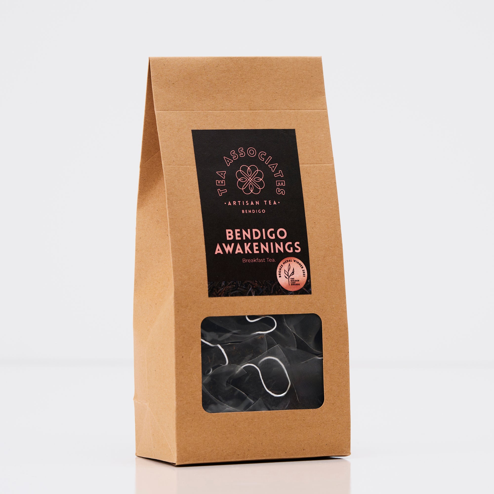 kraft packaging breakfast tea bags